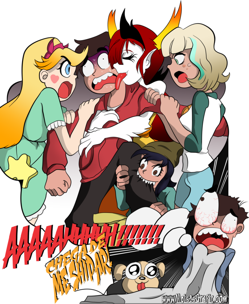 I Think Star Looks Best - Star Vs The Forces Of Evil Kelly X Marco Fanfiction (808x988), Png Download