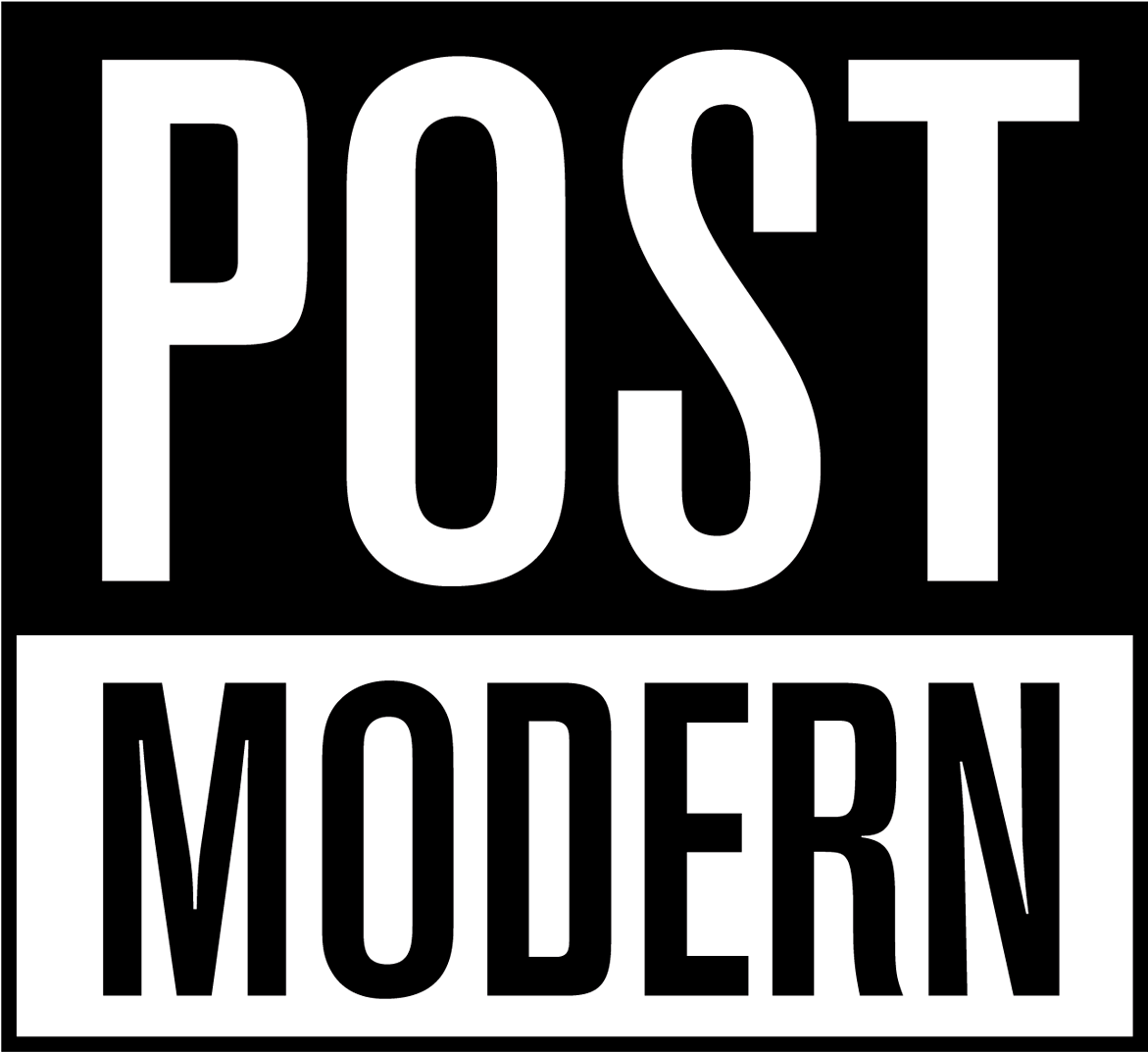Post Modern Logo (1292x1183), Png Download