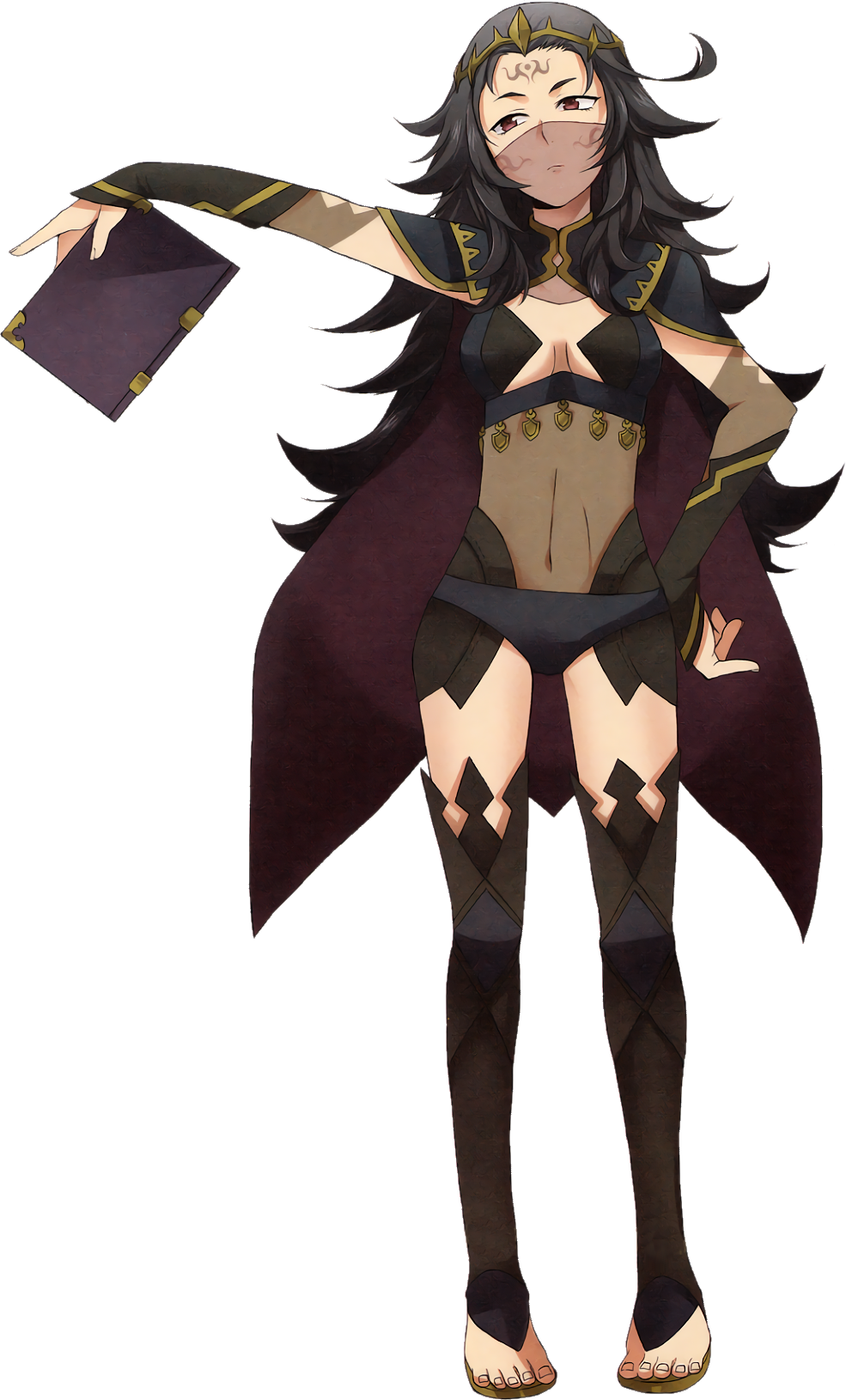 2 Update Logs - Nyx Fire Emblem Cosplay (985x1630), Png Download
