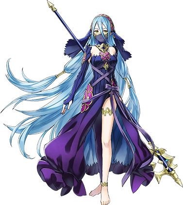 Lady Of Ballads - Azura Fire Emblem Heroes (377x422), Png Download
