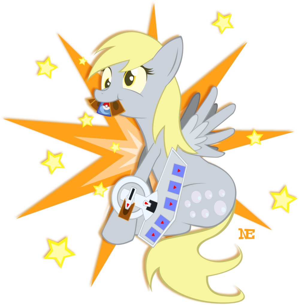 Noonebahtim, Derpy Hooves, Duel Disk, Female, Mare, - Horse (1004x1024), Png Download