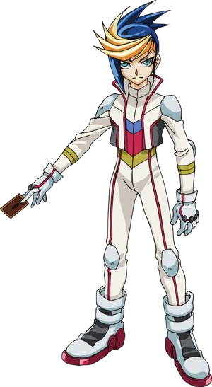 Full Body View Of Yugo - Yugo Yu Gi Oh Arc V (300x547), Png Download