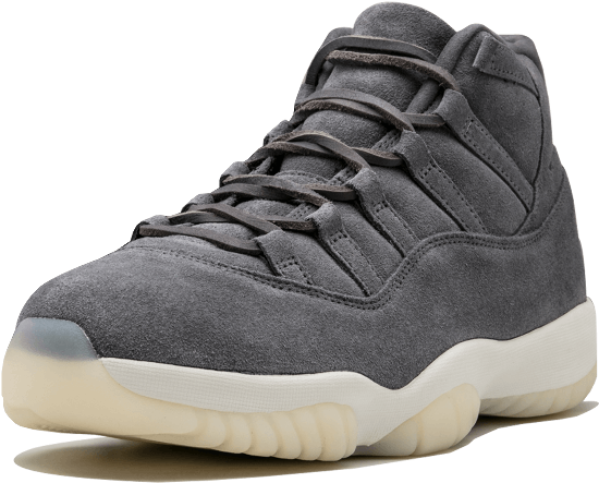 Air Jordan 11 Retro Prem 914433 003 5 Small - Jordan Mens Air Jordan 11 Retro Prem "grey Suede" 914433-003 (1000x600), Png Download