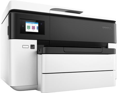 Hp Officejet Pro 7730 Wide Format All In One Printer - Hp Officejet Pro 7730 (474x356), Png Download