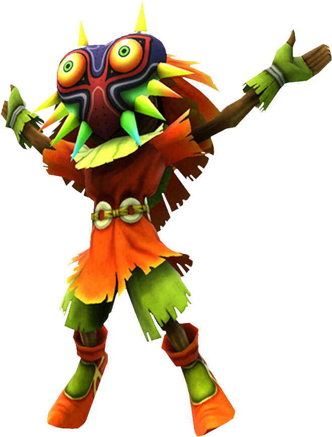 Skullkid - Skull Kid Smash Bros (783x1037), Png Download