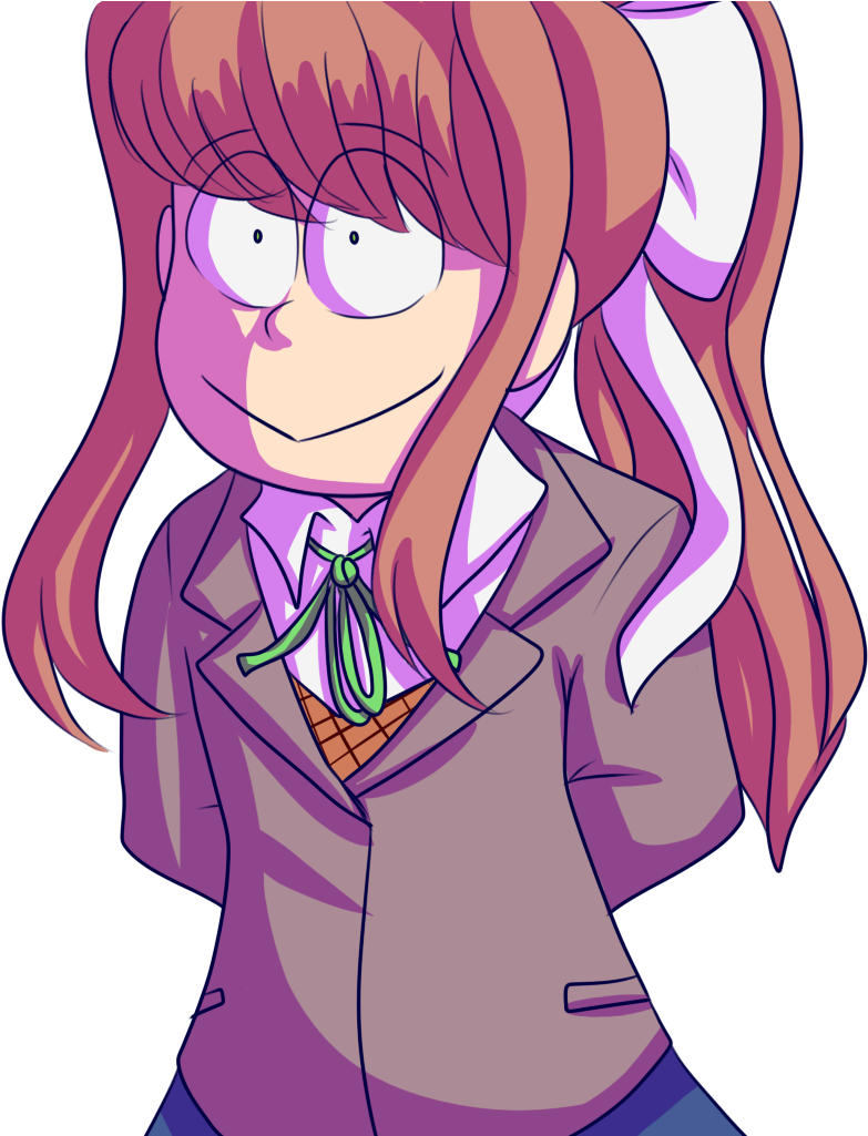 Choromatsu As Monika Uuuuuuuuuuuuuuuuh - Cartoon (1024x1024), Png Download