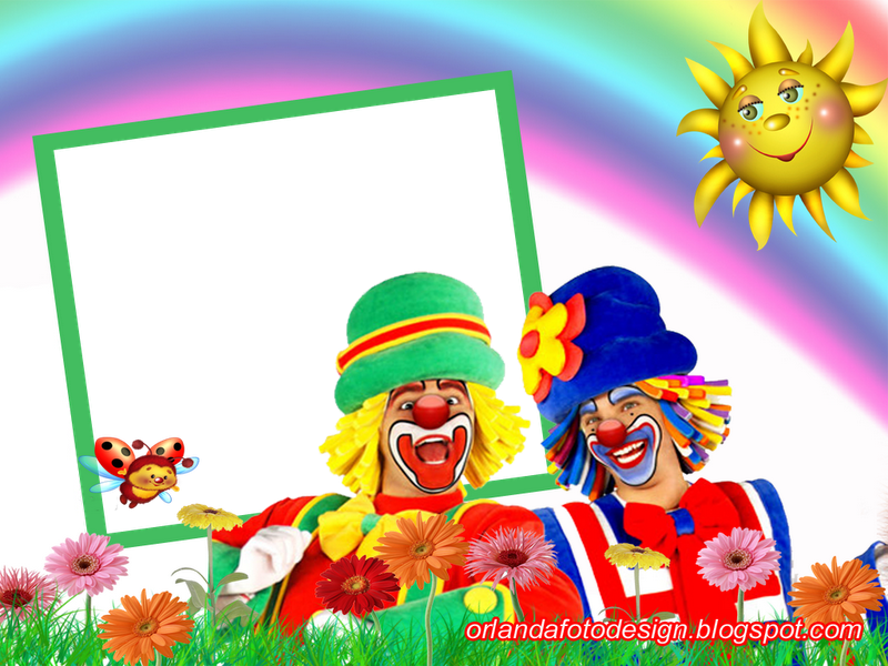 Então, Lá Vai, Mais Algumas Imagens Dos Palhaços Mais - Moldura Patati Patata Png (800x600), Png Download