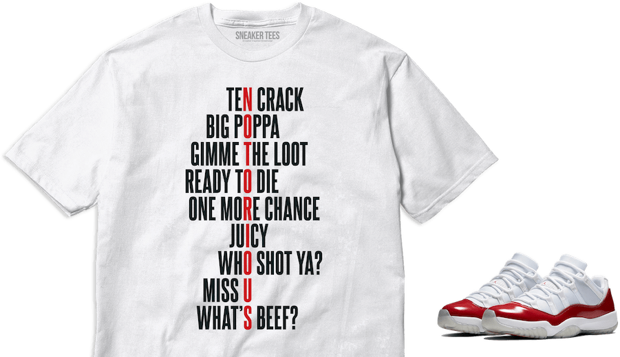 Download Jordan 11 Varsity Red Cherry Lows 11s Grade School PNG Image