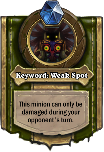 Under The Spell Of Majora's Mask, Skull Kid Controls - Custom Hearthstone Hero Cards (400x550), Png Download