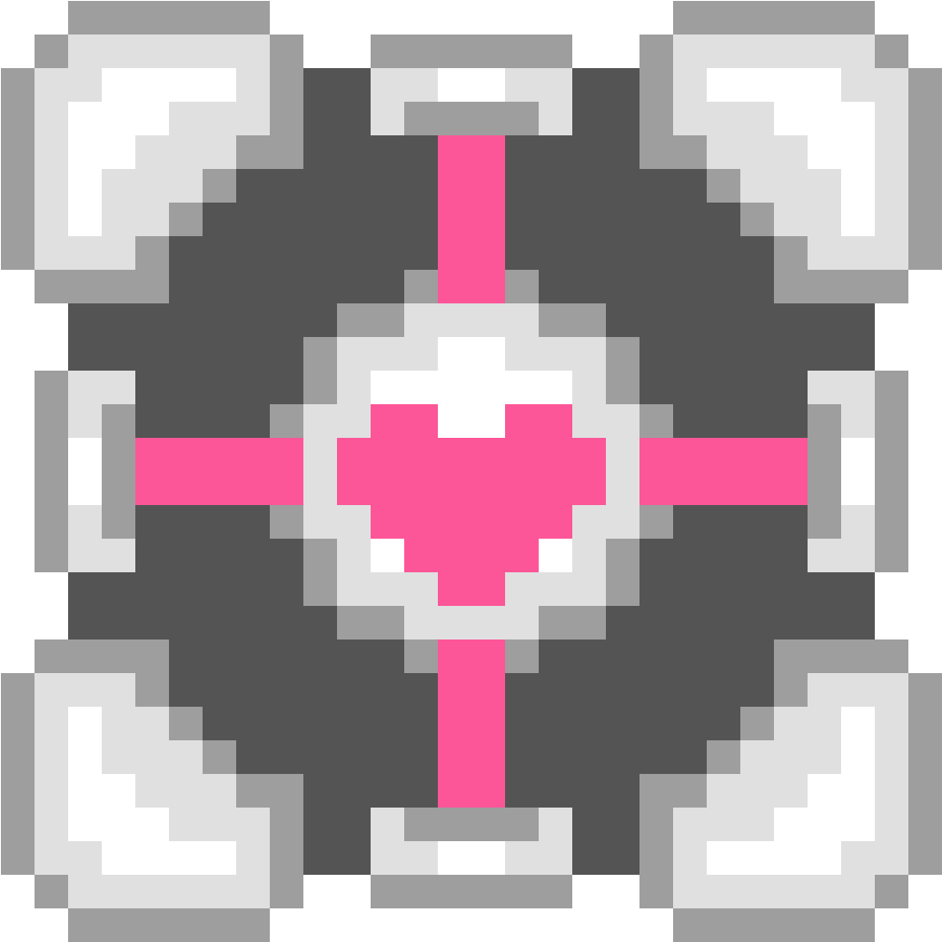 Portal - Companion Cube - Portal (1184x1184), Png Download