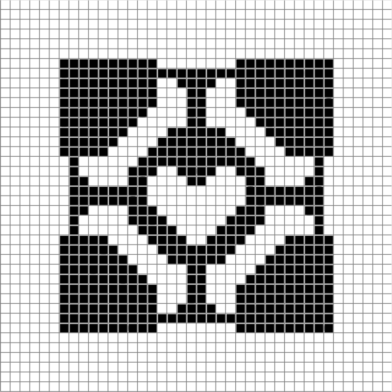 Companion Cube - Нарисовать По Клеточкам Паук (800x800), Png Download