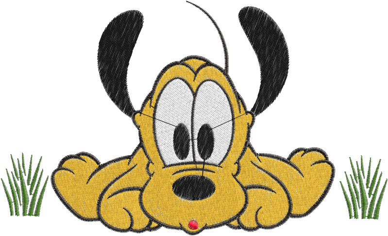 Matriz De Bordado Puto Baby - Baby Pluto (800x800), Png Download