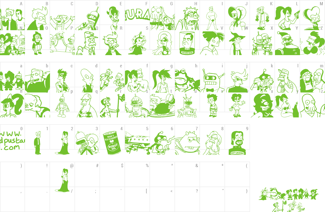 Font Futurama All Hail The Hypnotoad Preview - Street Fighter (1300x850), Png Download