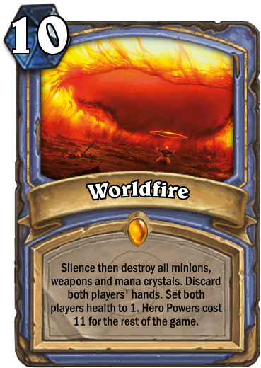Hs Version - Http - //i - Imgur - Com/cnkirio - Worldfire (chinese Version) - 2013 Core Set - Magic (400x543), Png Download