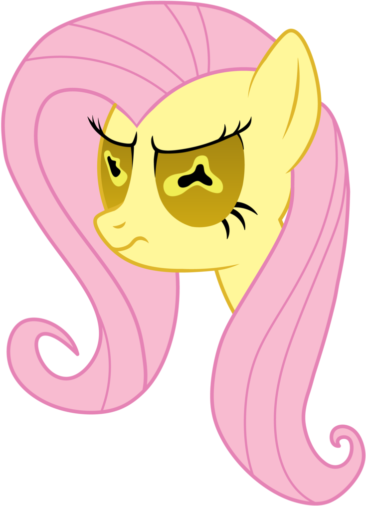 Axemgr, Fluttershy, Hypnotoad, Safe, Simple Background, - Fluttershy (745x1024), Png Download