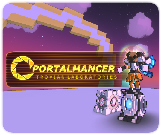 Preview Video For The Portal/chell O Mancer - Graphic Design (569x483), Png Download