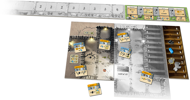 Lookout Games Have Announced An Expansion To Caverna - Caverna Cave Vs Cave (800x421), Png Download