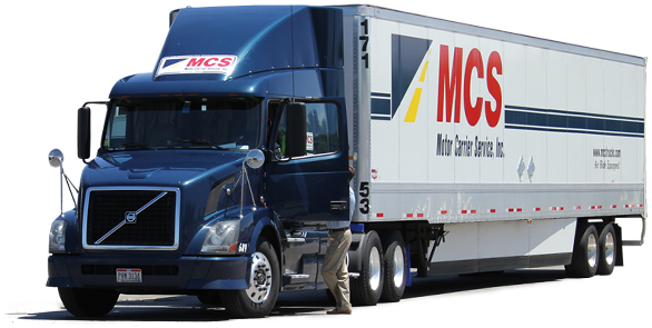 Mcs Offers Company Drivers - Trailer Truck (586x295), Png Download