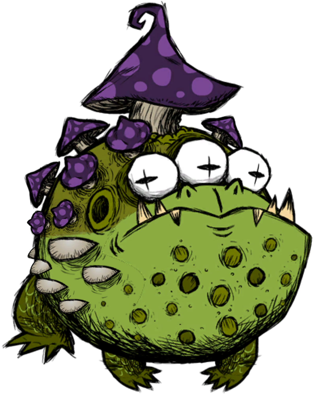 Latestcb=20160725225852 - Don T Starve Together Misery Toadstool (1210x1519), Png Download