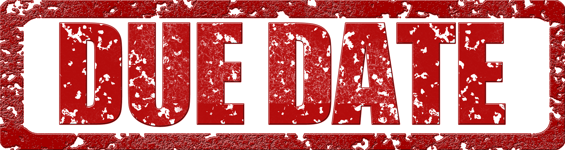 View Larger Image - Due Dates For School (1920x510), Png Download