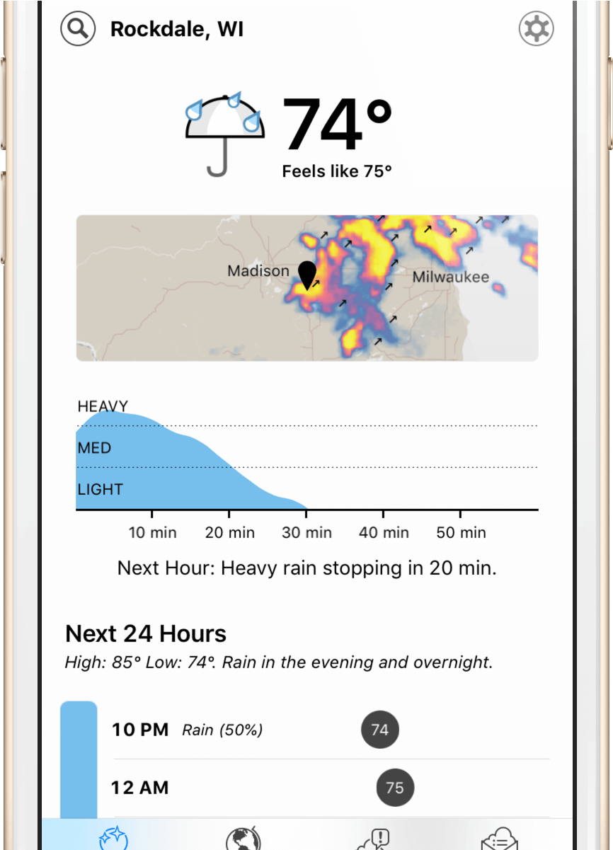 Dark Sky For Ios Gets A Major Revamp With A New At - Sky (1100x1200), Png Download