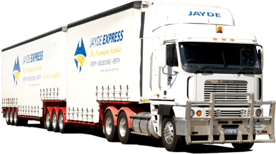 Jayde Transport Express Truck - Courier Transport Company Australia (640x375), Png Download