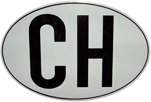 Ch International Vehicle Registration Oval - Ch Png (577x390), Png Download
