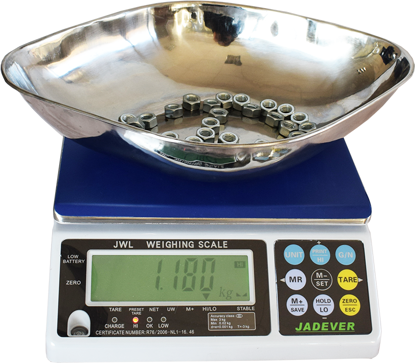 Jadever Jwl Trade Approved Bench Scale - Jadever (1484x1067), Png Download