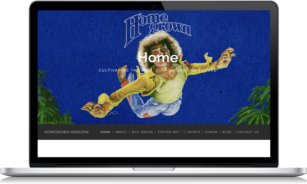 Website Design Digital Magazines Dowloads Homegrown - Homegrown Magazine (1000x605), Png Download