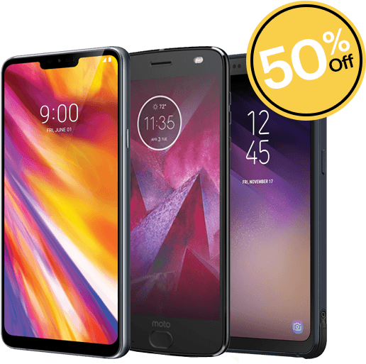 Android Phones 50% Off - Motorola Moto Z2 4g Lte Xt1710-09 Dual Sim Unlocked (515x520), Png Download