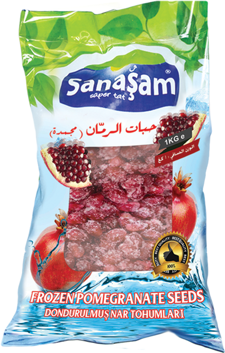 Frozen Pomegranate Seeds - Eggplant (800x800), Png Download