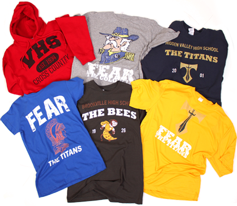 Rokkitwear T-shirts, Sweatshirts, Fleece, And Hoodies - High School Apparel (470x408), Png Download