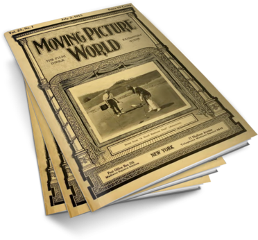 Stack Of Magazines Png Moving Picture World Vintage - Tragedy Of The Desert (372x346), Png Download
