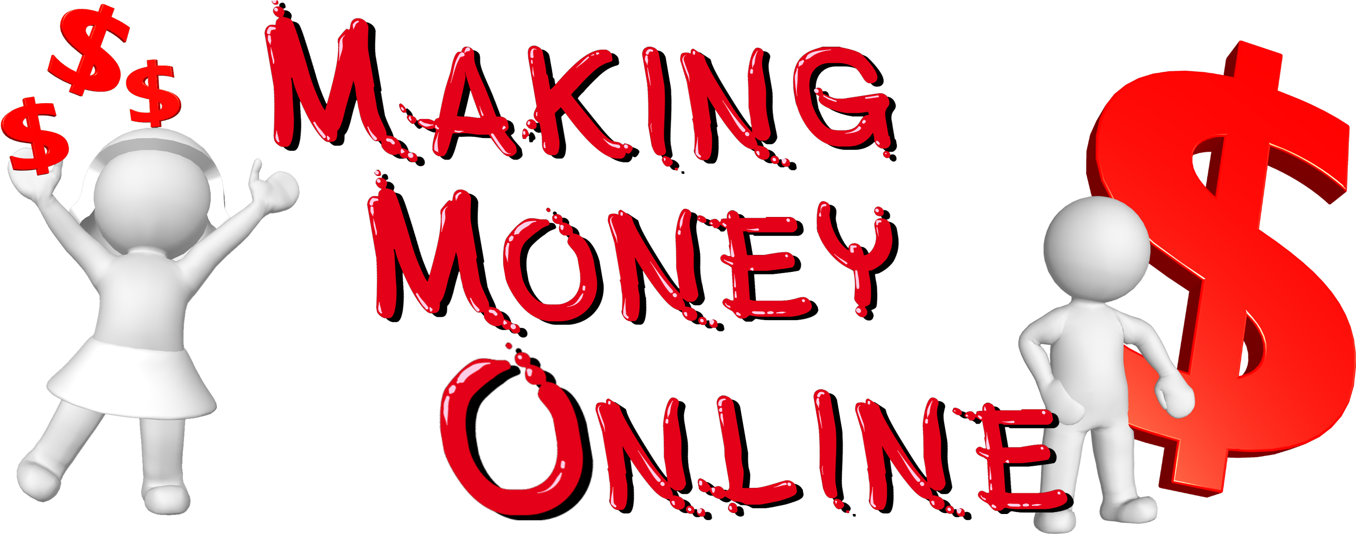 Login Page For Students In The Course Make Money Online - Make Money Online Logo (2780x1120), Png Download