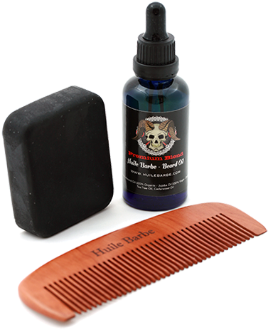 Le Barbe Gift Pack - Beard Oil (403x600), Png Download