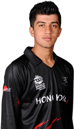 Aizaz Khan - Aizaz Khan Hong Kong Cricket Player (350x509), Png Download