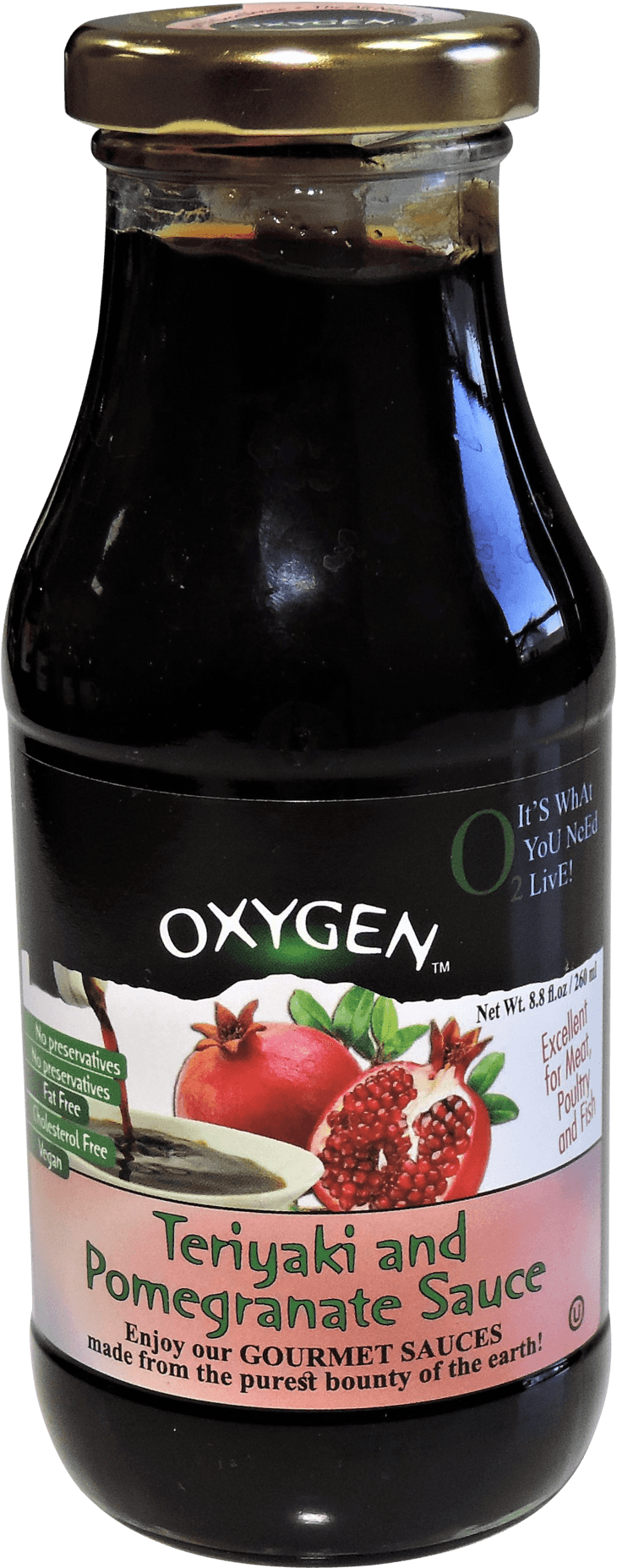 Oxygen Imports Oxygen - Teriyaki And Pomegranate Sauce (924x2048), Png Download