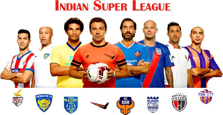 Indian Super League - Indian Super League Football Teams (881x457), Png Download