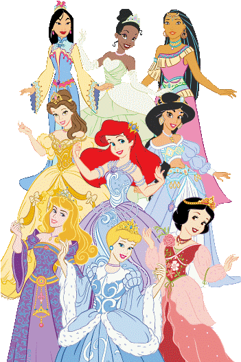 It's Out Of Date - All Disney Princesses Transparent Background (350x540), Png Download