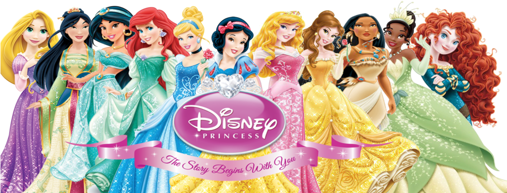 Is There Something Wrong With This No, No, Not At All, - All Disney Princesses 2013 (1024x399), Png Download