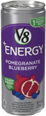 V8 Energy Pomegranate Blueberry (400x400), Png Download