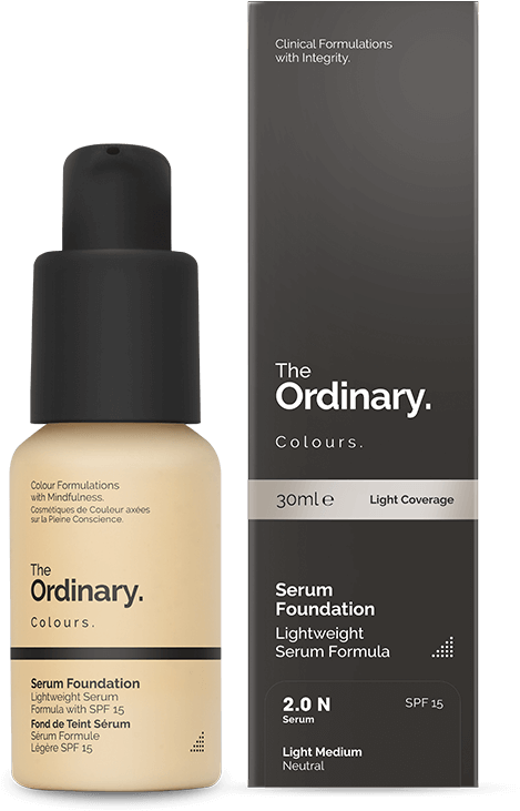 Serum Foundation Eu - Ordinary Foundation Full Coverage (533x900), Png Download