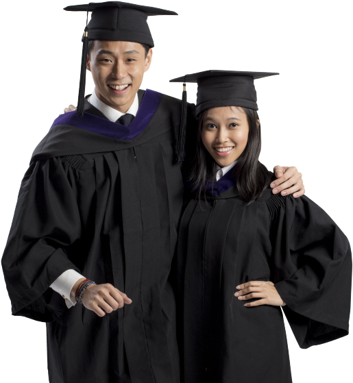 Graduation Means More Responsibilities, Hard Work And - Singapore Management University Graduation Gown (535x598), Png Download
