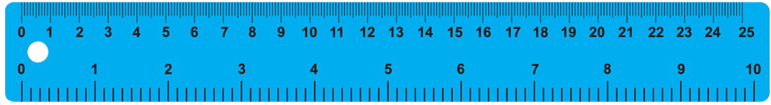 Ruler Clipart Rectangle - Electric Blue (800x374), Png Download