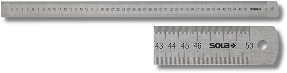 Squares/rulers - Rulers - Lsb - Sola Messwerkzeuge - Ocelove Pravitko 500 (600x400), Png Download