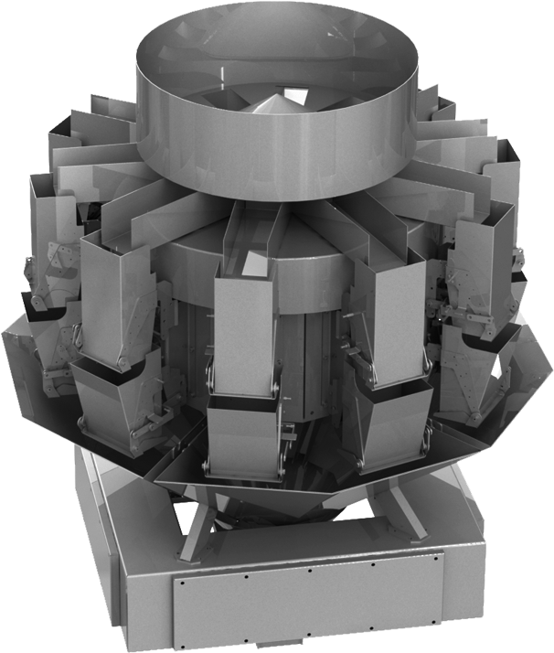 Multi Head Weigher - Multihead Weigher (837x727), Png Download