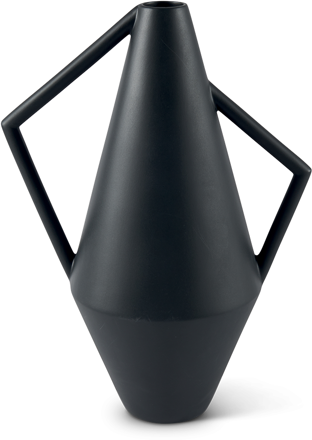 Vase Png - Corrigan Studio Ceramic Vase Colour: Signal Black (1200x1036), Png Download