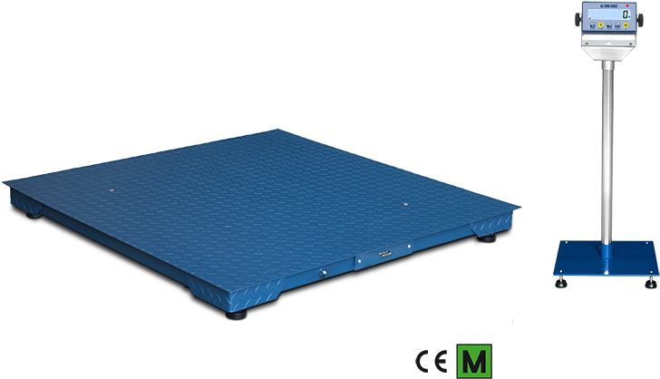 Floor Scales Characterized By A Multifunction, Compact - Bilance Da Pavimento Wlp 60x60 E 80x80 150 Kg. 50 Gr. (800x525), Png Download