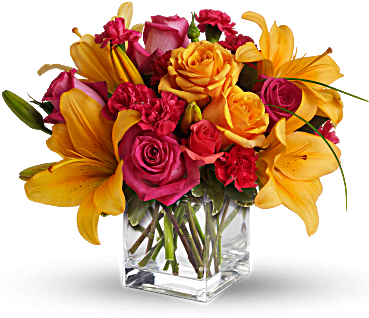 Best - Gifts Flower (368x460), Png Download