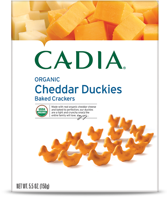 Snack Cheddar Duck Crackers - Cadia Organic Maple Sandwich Cookies 11.4 Oz (700x700), Png Download